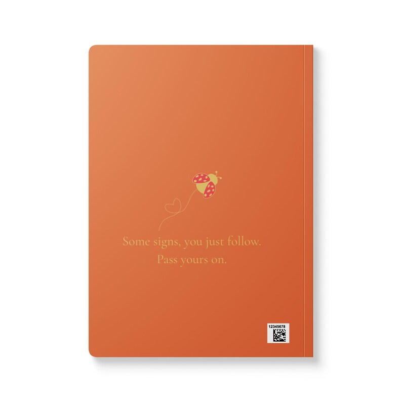 Orange Journal open pages