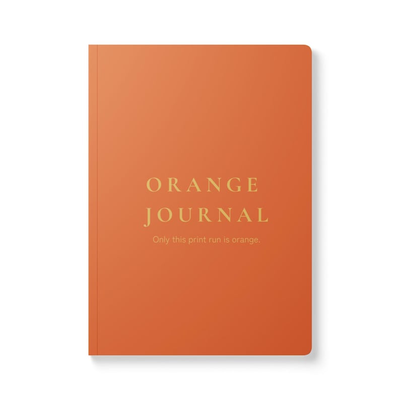 Orange Journal detail