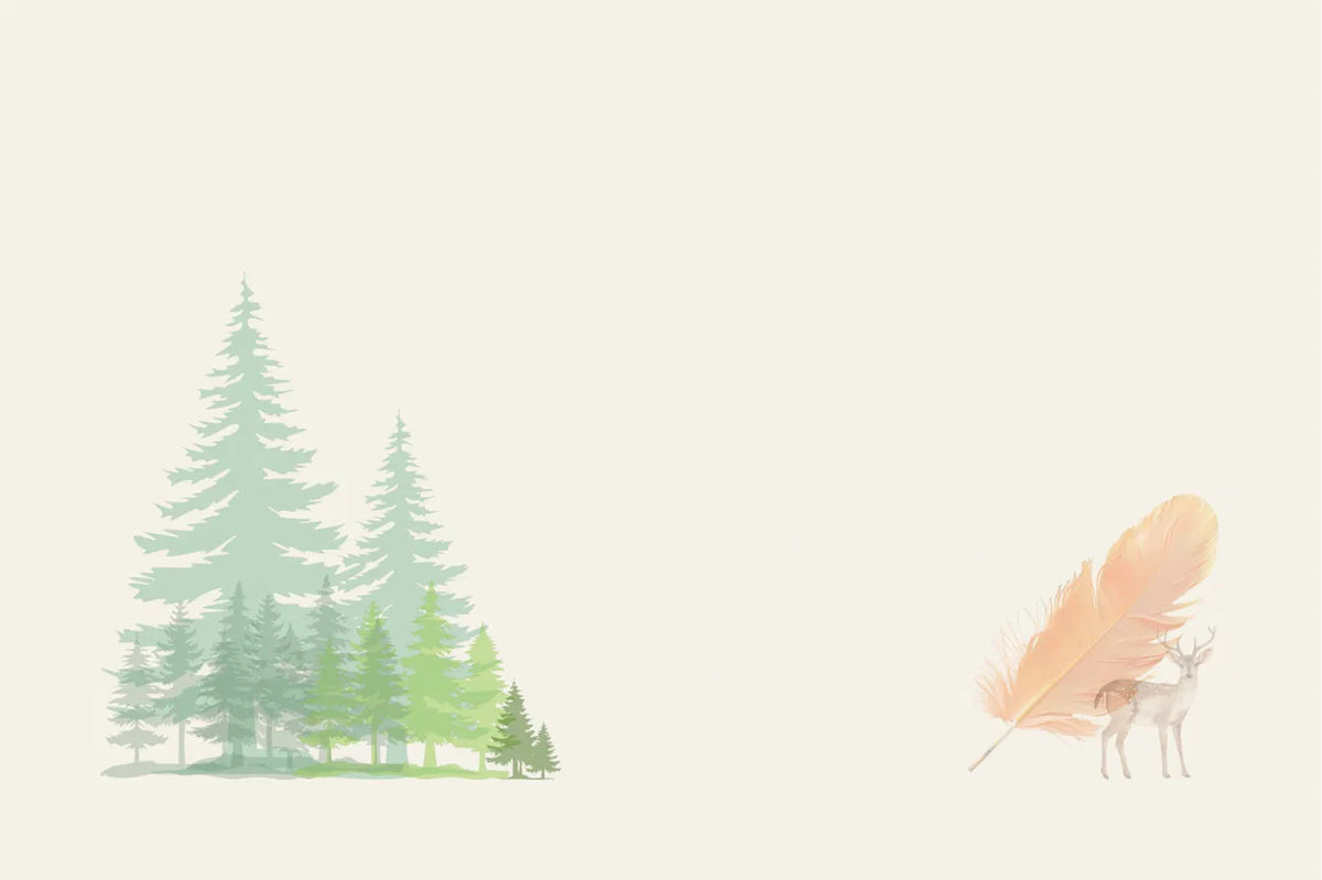 Limited Edition Orange Journal – Ladybug, Forest, White-Tailed Deer, Feather, Sunset Horses