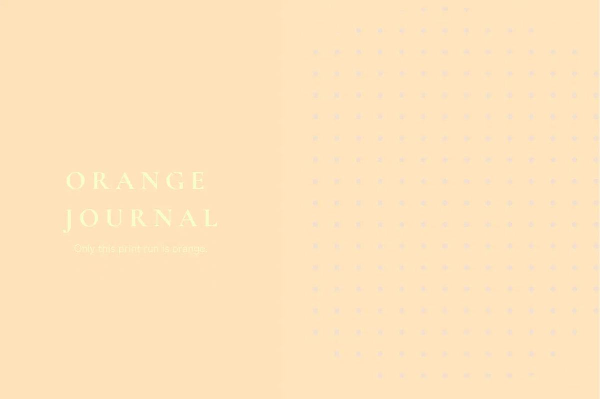 Limited Edition Orange Journal – Ladybug, Forest, White-Tailed Deer, Feather, Sunset Horses
