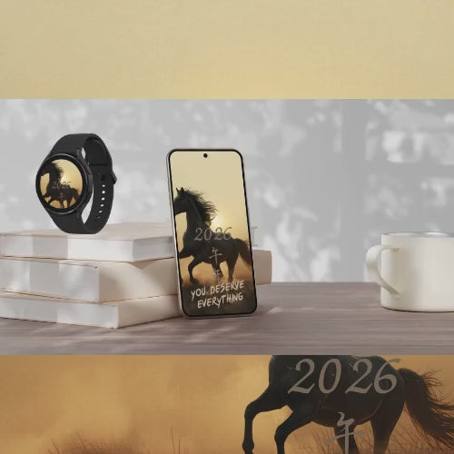 Golden Desert Galloping Horses - You Deserve Everything 2026 First Edition | Atelier Yume